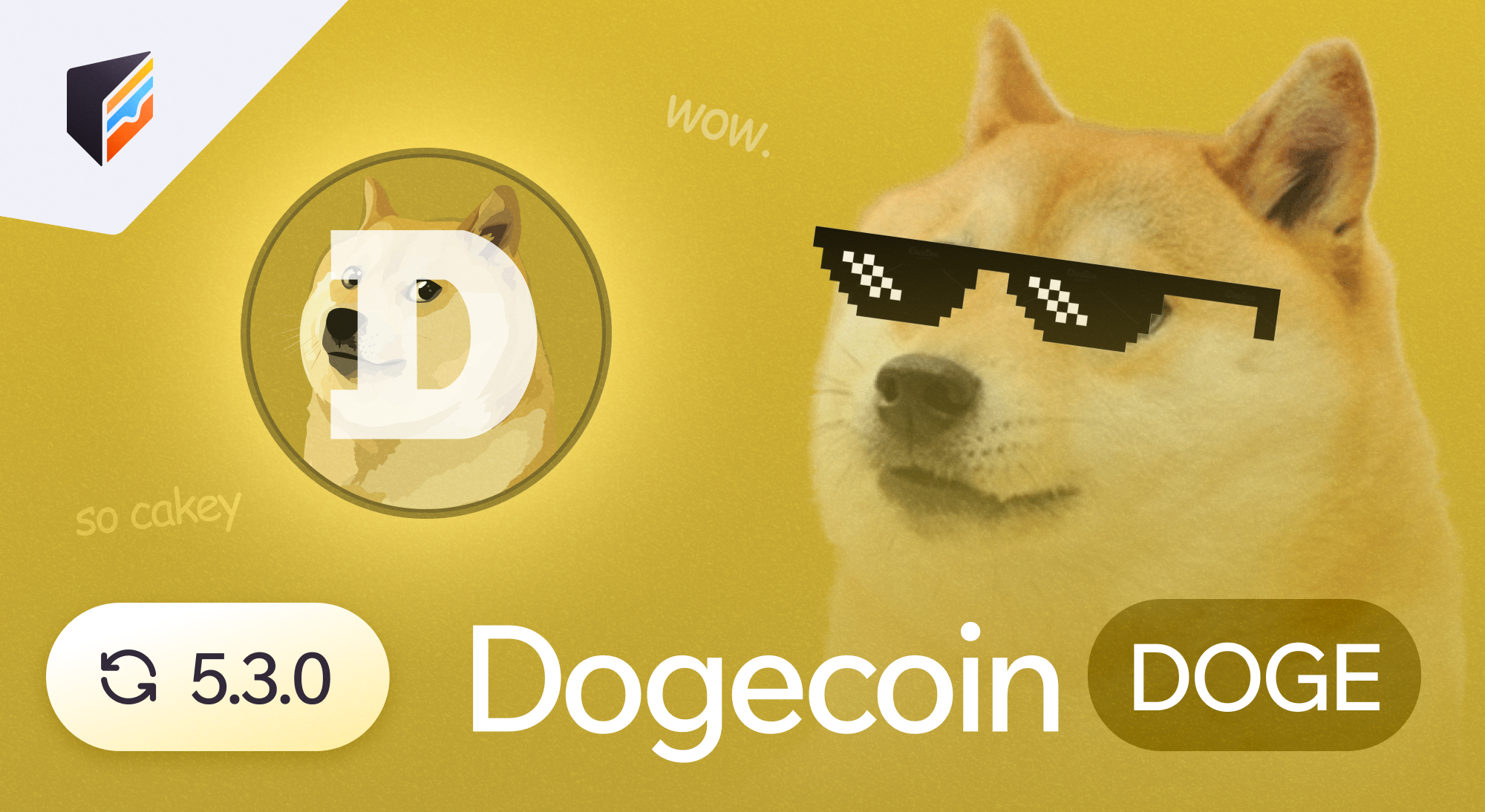 Much Wow! Dogecoin Has Arrived in Cake Wallet! 🐕