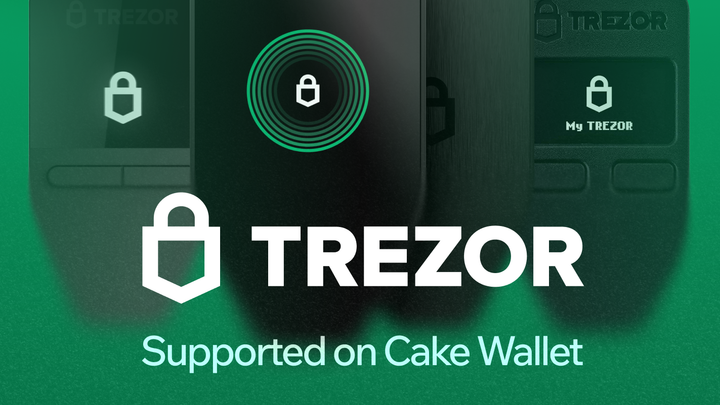 Trezor Safe 7 Support is Now Live in Cake Wallet